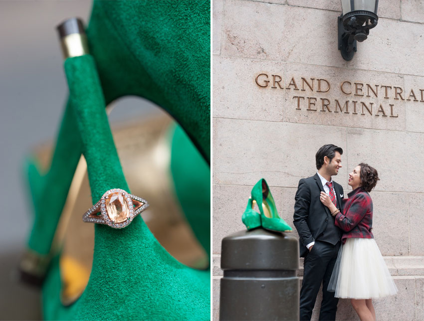 Mikkel Paige Photography | New York City Wedding Photographer | Grand Central Terminal Engagement Session