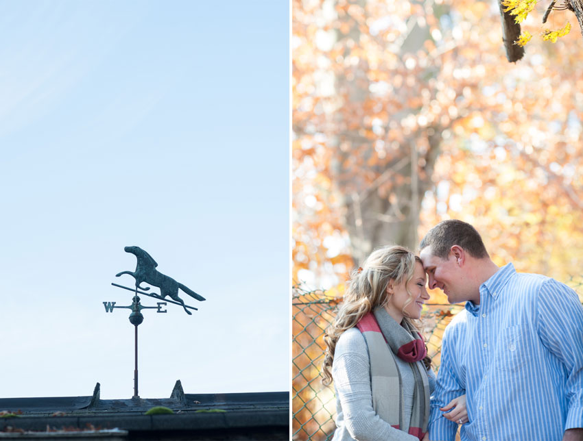 Rustic Fall Engagement Session in Old Westbury, New York | Mikkel Paige Photography
