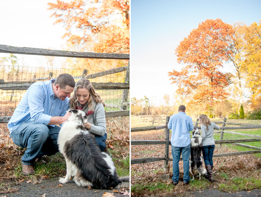 Rustic Fall Engagement Session in Old Westbury, New York | Mikkel Paige Photography