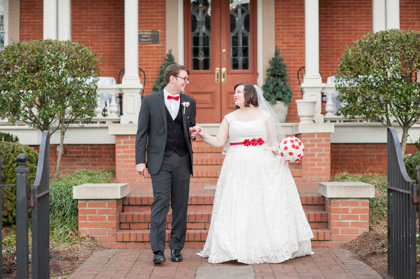 Red and Blue Bliss | Raleigh, North Carolina Wedding | Mikkel Paige Photography | Second Empire Restaurant