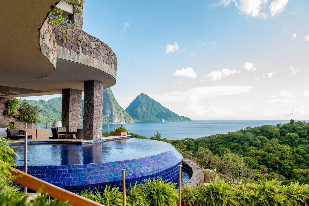 Jade Mountain and Anse Chastanet Resort in St. Lucia, Caribbean. Photos by destination wedding photographer, Mikkel Paige Photography.