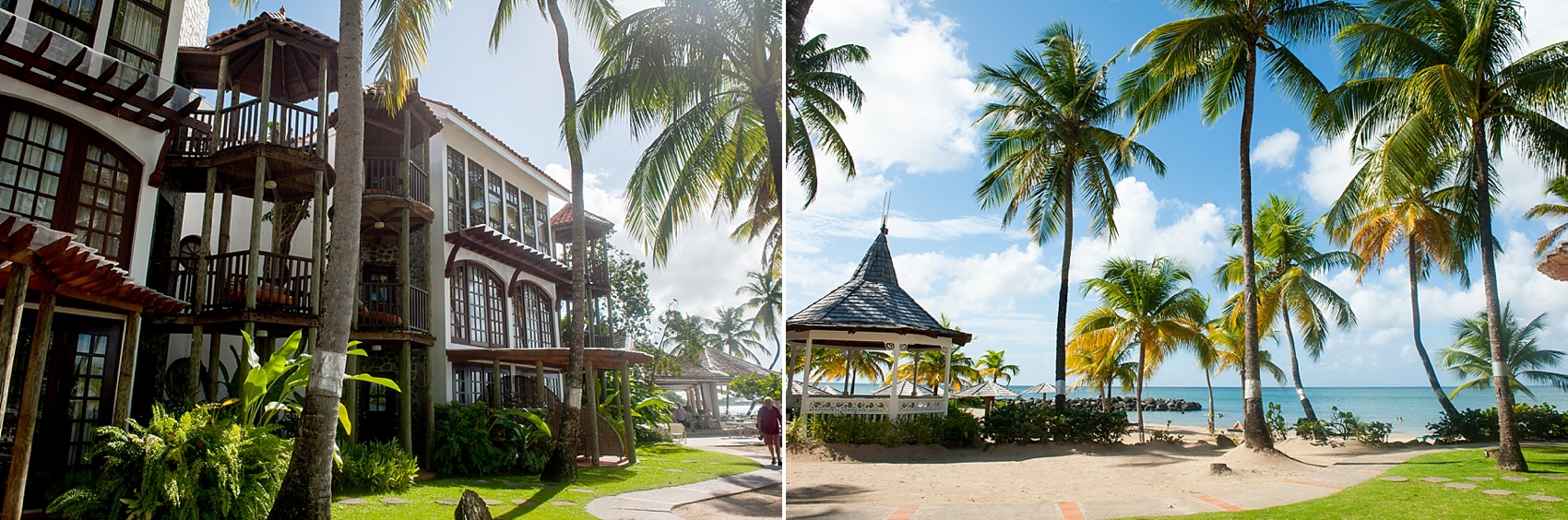 Rendez Vous all inclusive resort in St. Lucia. Photos by destination wedding photographer Mikkel Paige Photography.