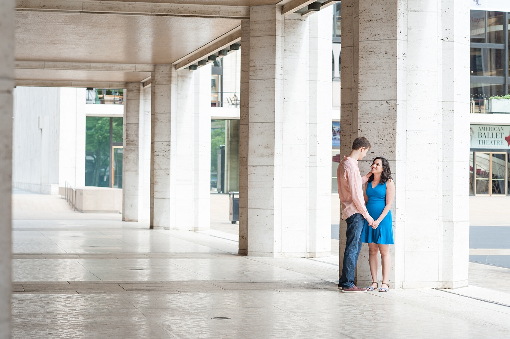 Lincoln Center engagement center. Photos by Mikkel Paige Photography.