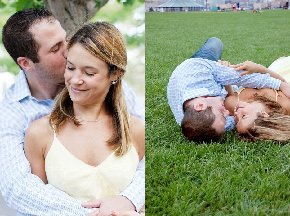 Hoboken engagement session by NJ wedding photographer Mikkel Paige Photography.