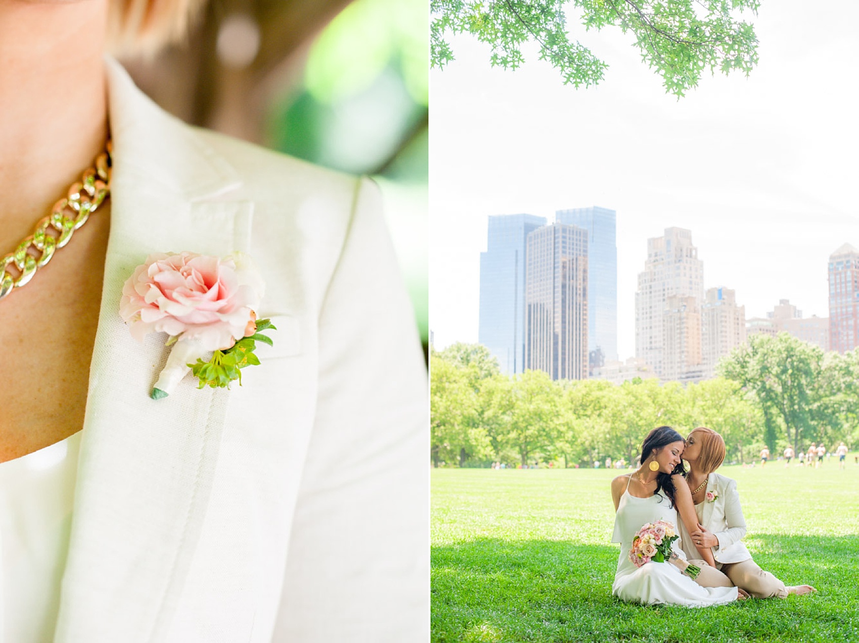 Central Park same sex elopement. Wedding photos by Mikkel Paige Photography. #nyc #centralparkelopement #samesexmarriage #equality #gayrights #equalrights #nycweddingphotographer