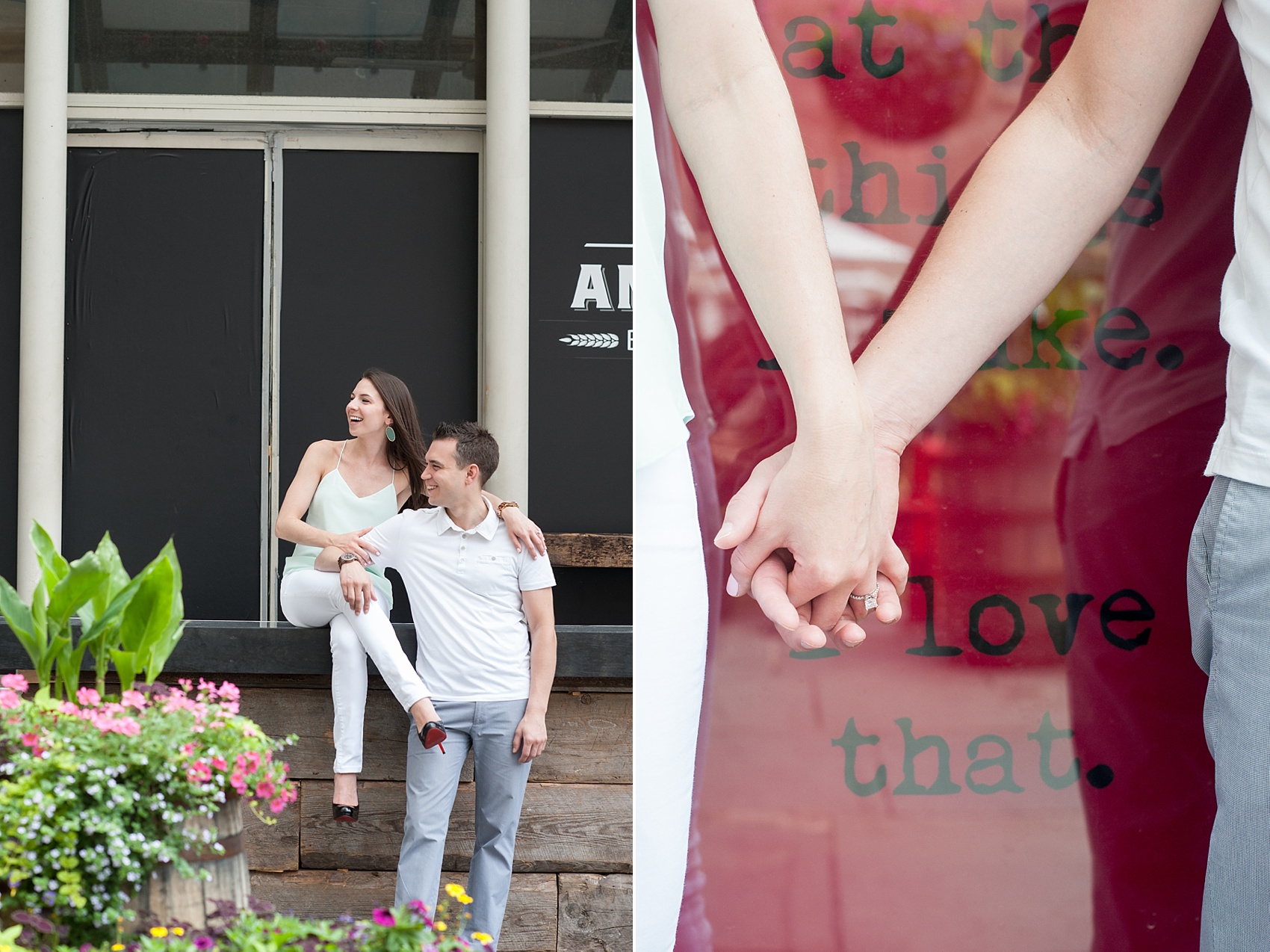 South Street Seaport engagement session in NYC. Photos by Mikkel Paige Photography. #nyc #southstreetseaport