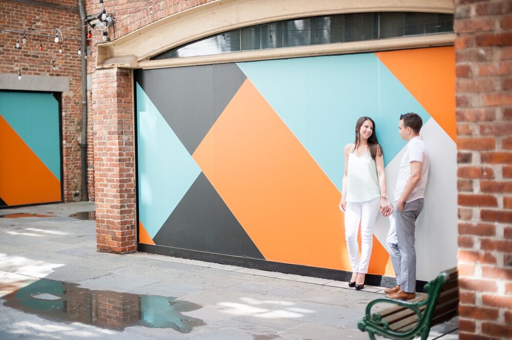 South Street Seaport engagement session in NYC. Photos by Mikkel Paige Photography. #nyc #southstreetseaport