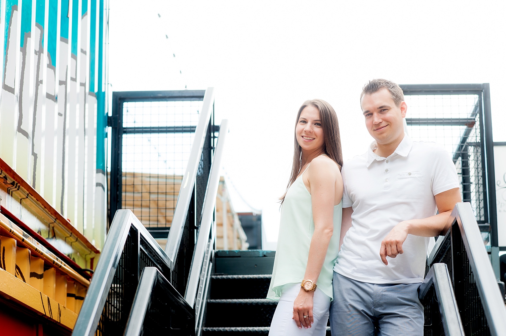 South Street Seaport engagement session in NYC. Photos by Mikkel Paige Photography. #nyc #southstreetseaport
