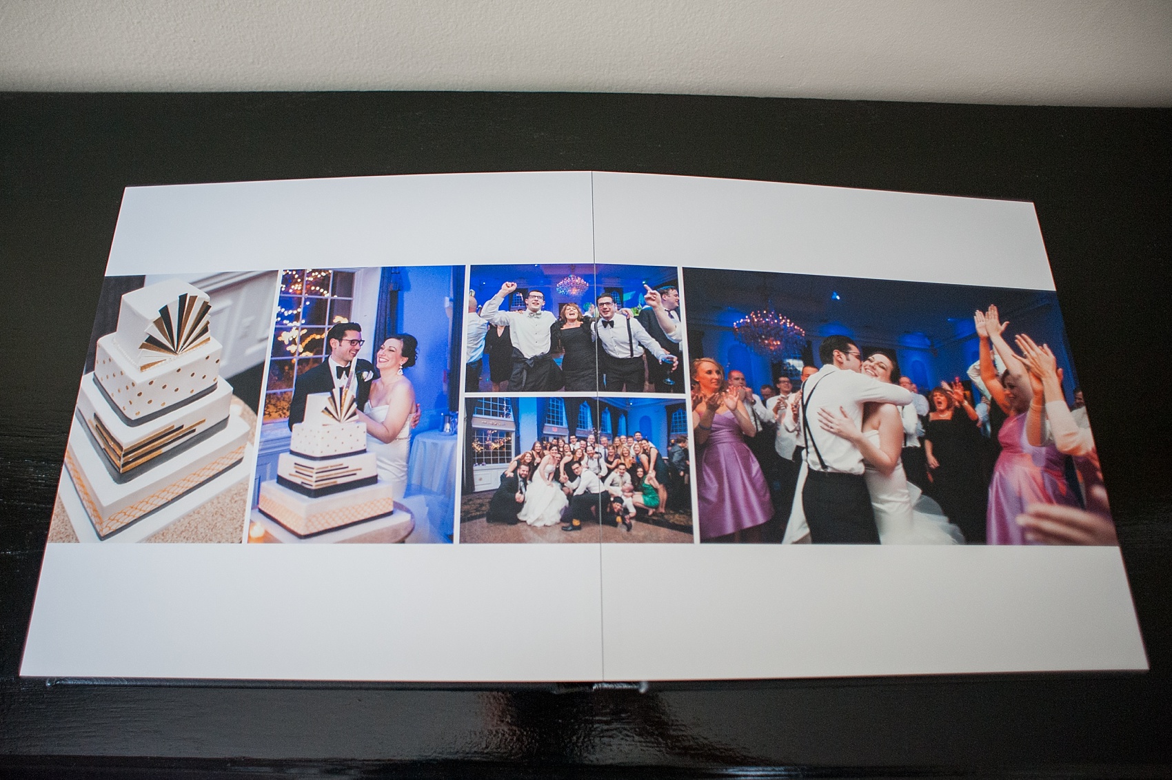 Fine art leather wedding photography album by Mikkel Paige Photography.