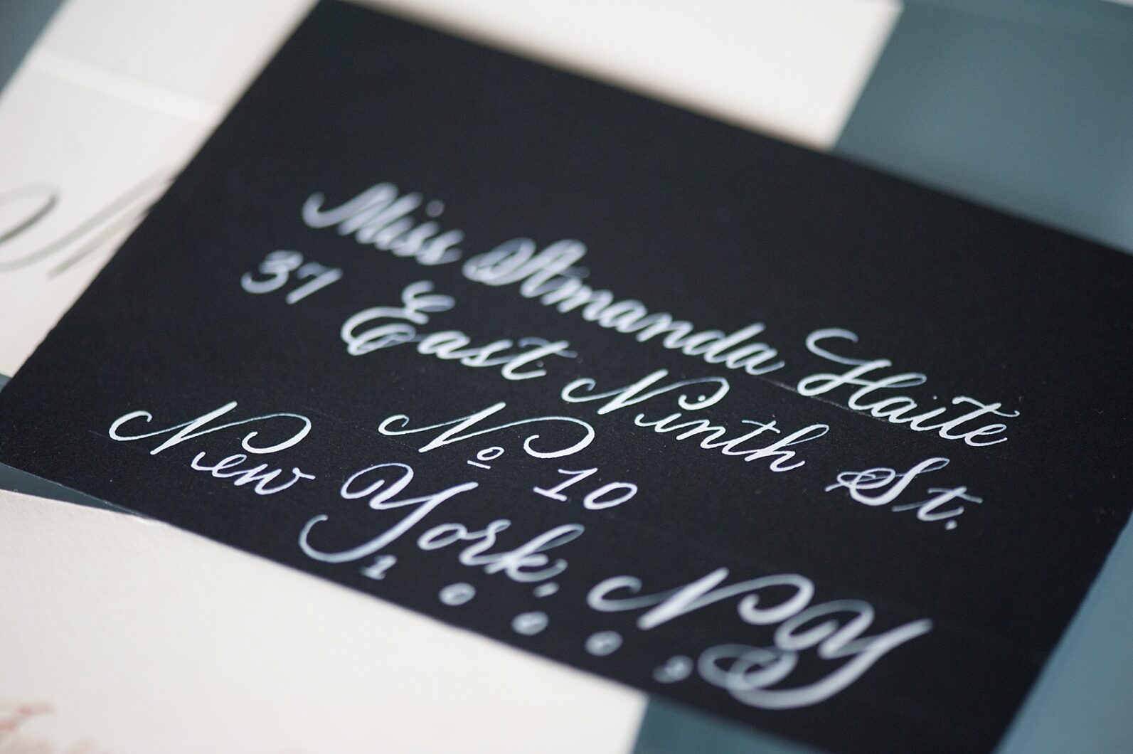 Hand calligraphy photos + advice from popular calligrapher. Images by Mikkel Paige Photography.