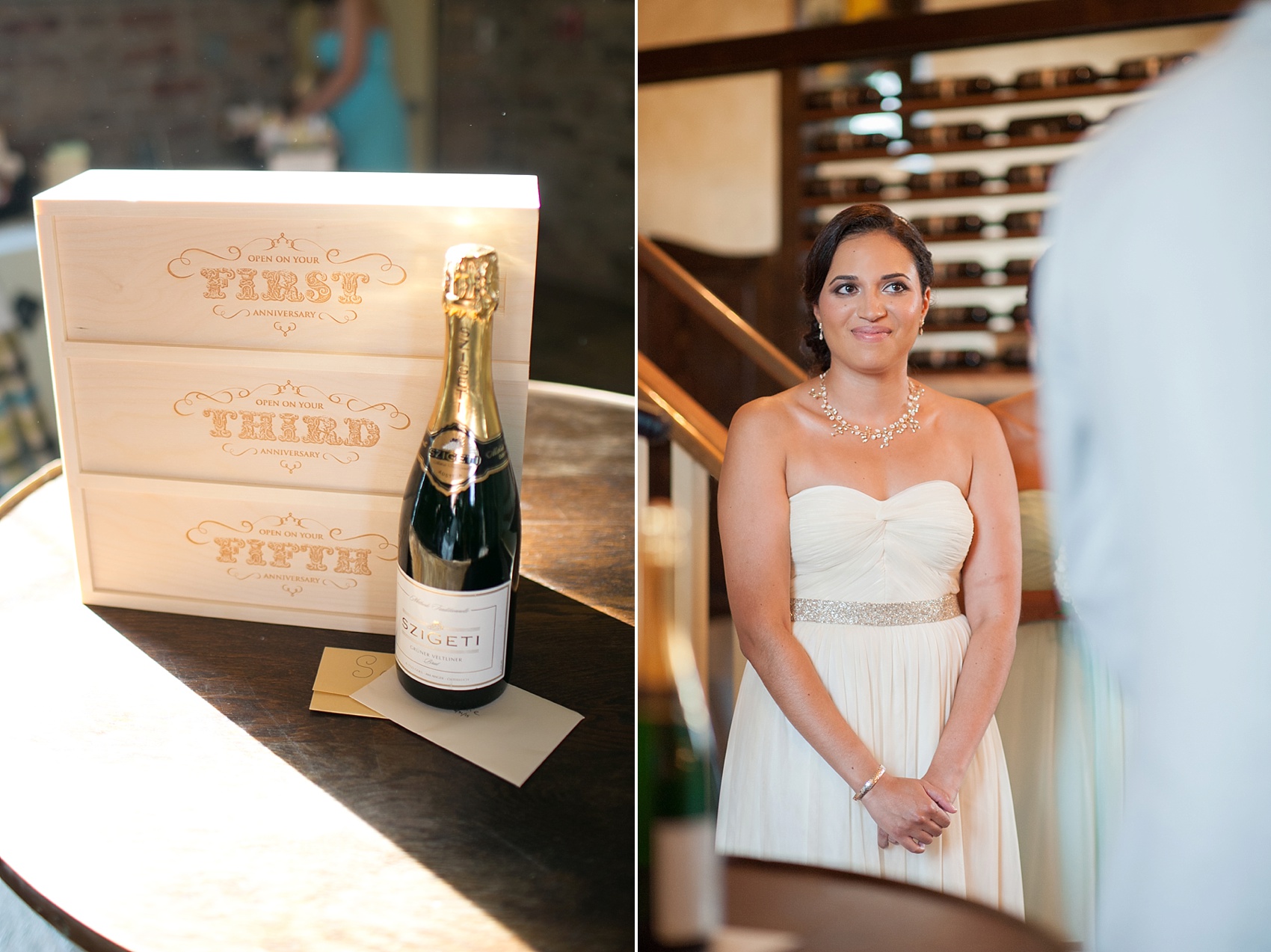 Ceremony wine tradition at a Hopewell Valley Vineyards. Photos by New Jersey wedding photographer, Mikkel Paige Photography.