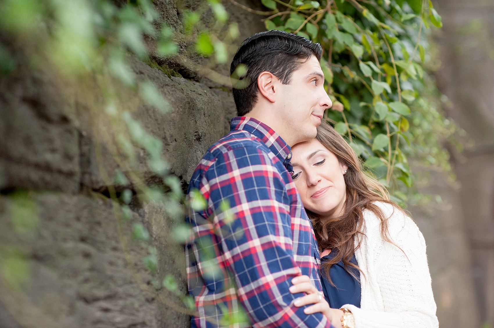 Central Park engagement photos in the fall. New York City wedding photographer, Mikkel Paige Photography.