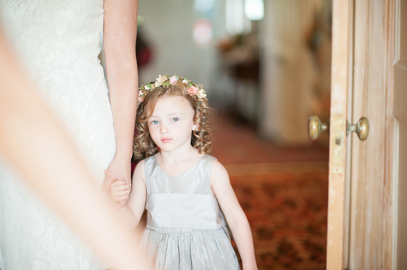 Flower girl at a same sex Hamptons wedding. Photos by NYC photographer, Mikkel Paige Photography.