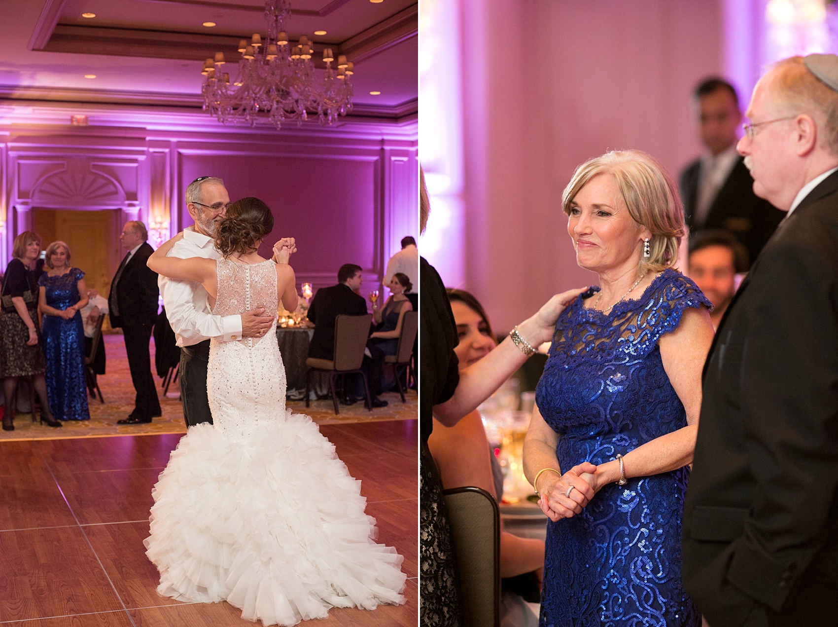 Washington, DC wedding photos by Mikkel Paige. The bride and her dad for a father daughter dance at The Ritz Carlton, Pentagon City.