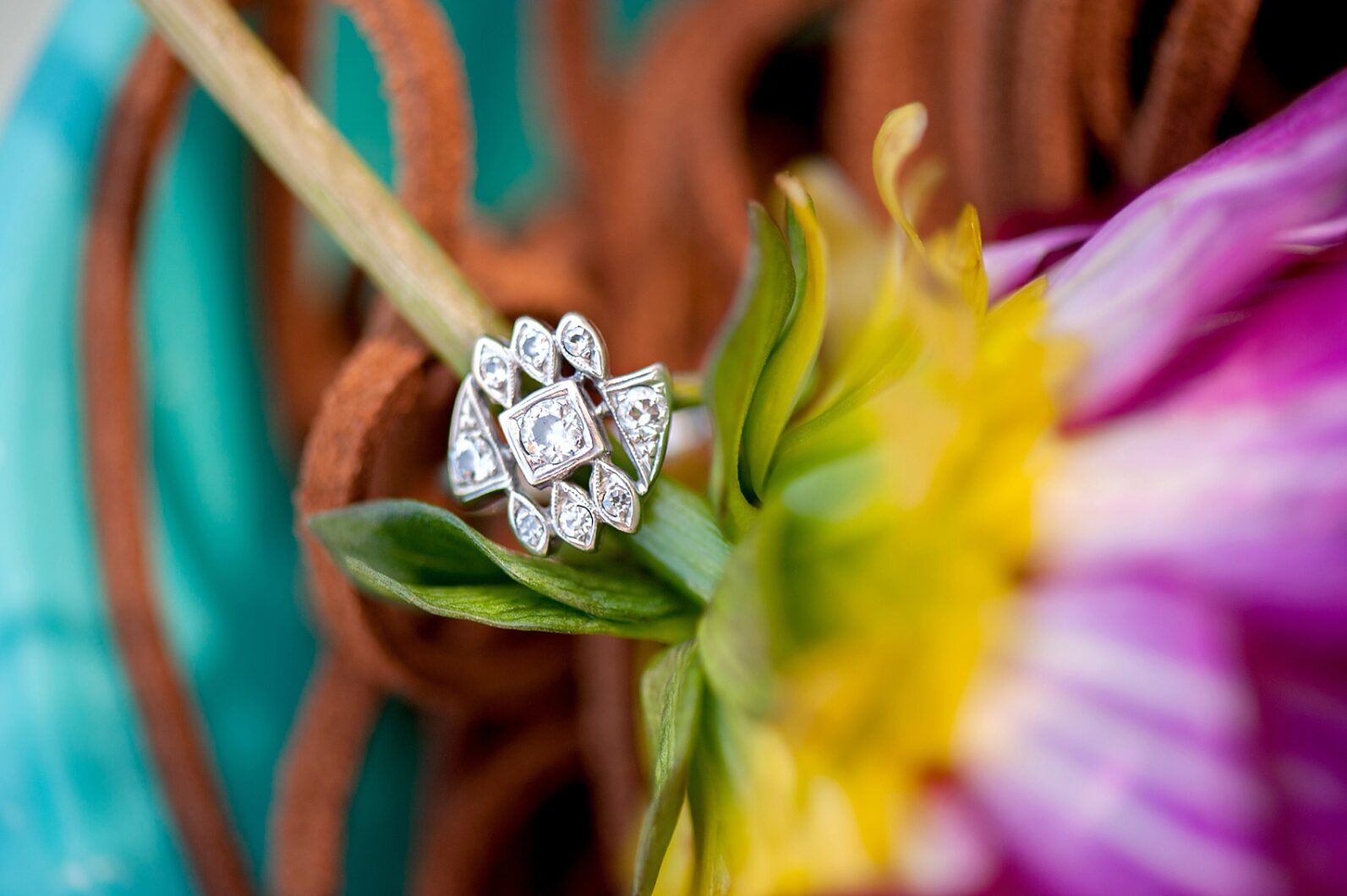 Raleigh wedding photographer's personal story of the art deco diamond ring she wears daily, which was her grand grandmother's.