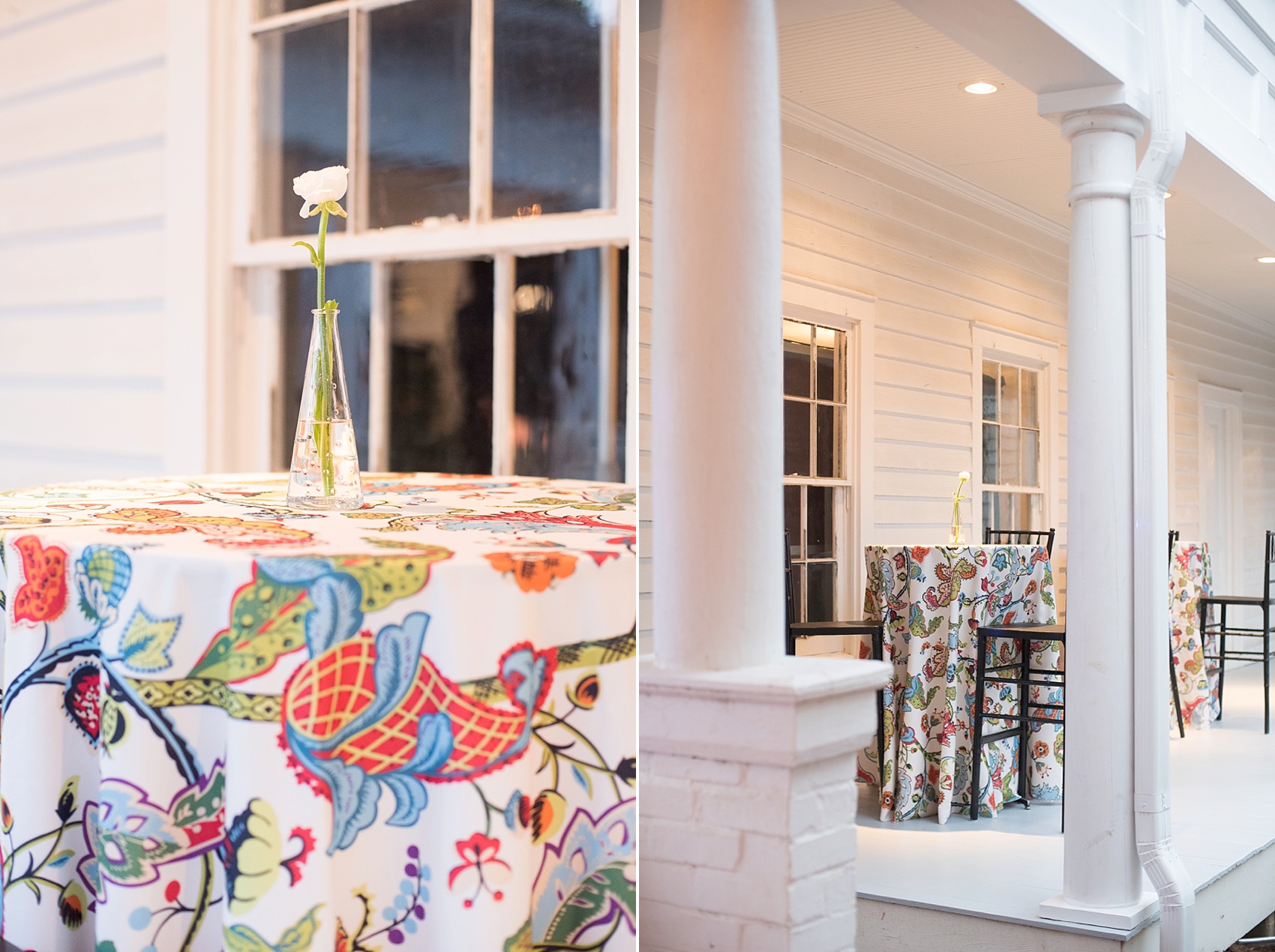 Raleigh wedding photographer Mikkel Paige captures Mim's House opening night, with an Alice in Wonderland theme and floral arrangements by Eclectic Sage and linens from CE Rental.