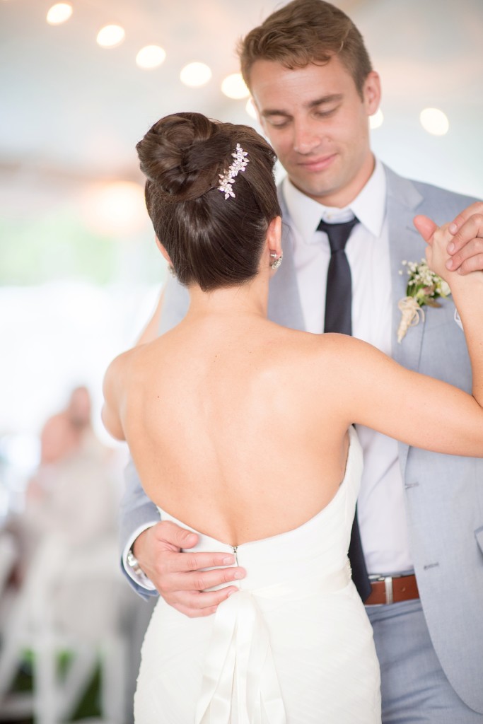 First dance at a wedding at Haig Point in South Carolina, off the coast of Hilton Head. Photos by Mikkel Paige Photography.