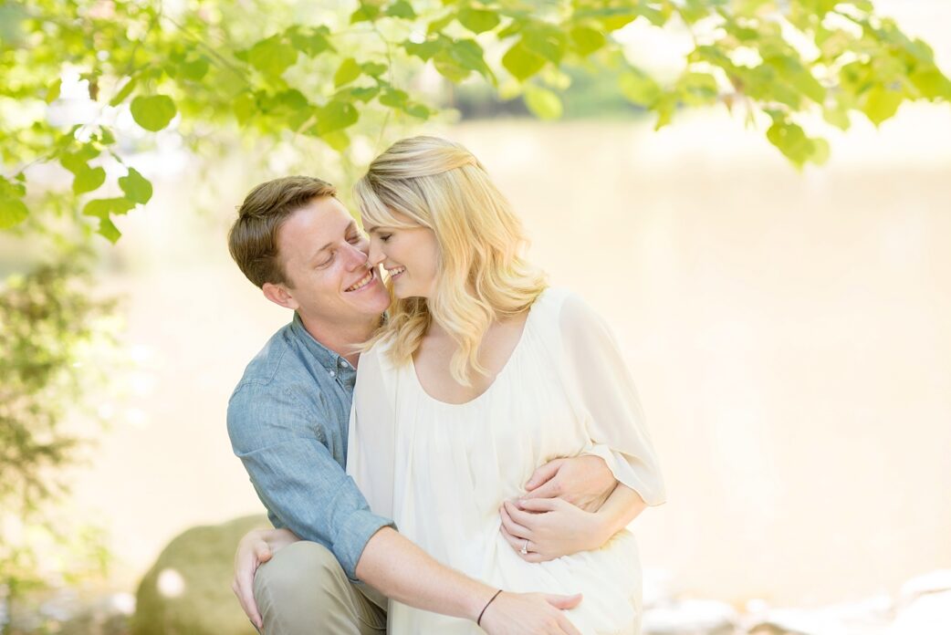 Duke Gardens engagement photos in Durham, North Carolina. Photos by Raleigh wedding photographer, Mikkel Paige Photography.