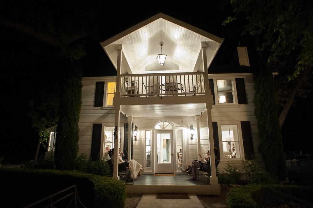 Spring vineyard elopement with night photos by Mikkel Paige, destination wedding photographer. Held at HammerSky Vineyard, south of San Francisco.