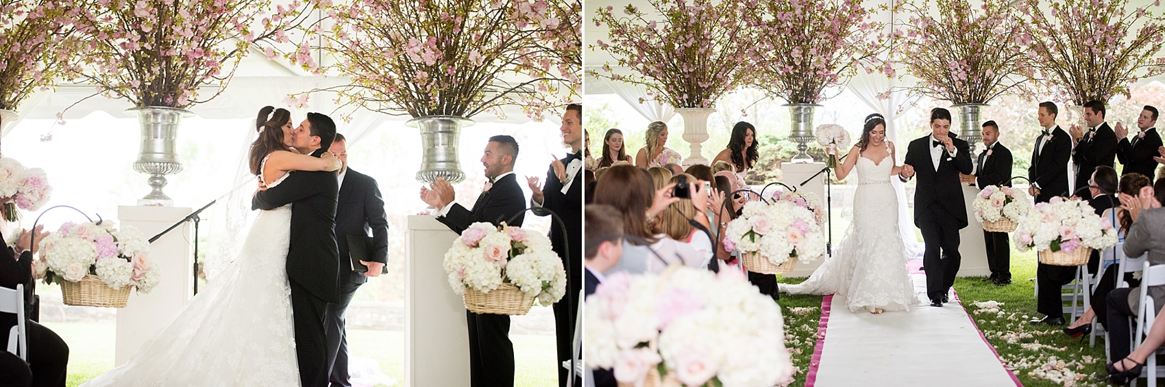 Skylands Manor wedding ceremony. Images by Mikkel Paige Photography, NJ wedding photographer.