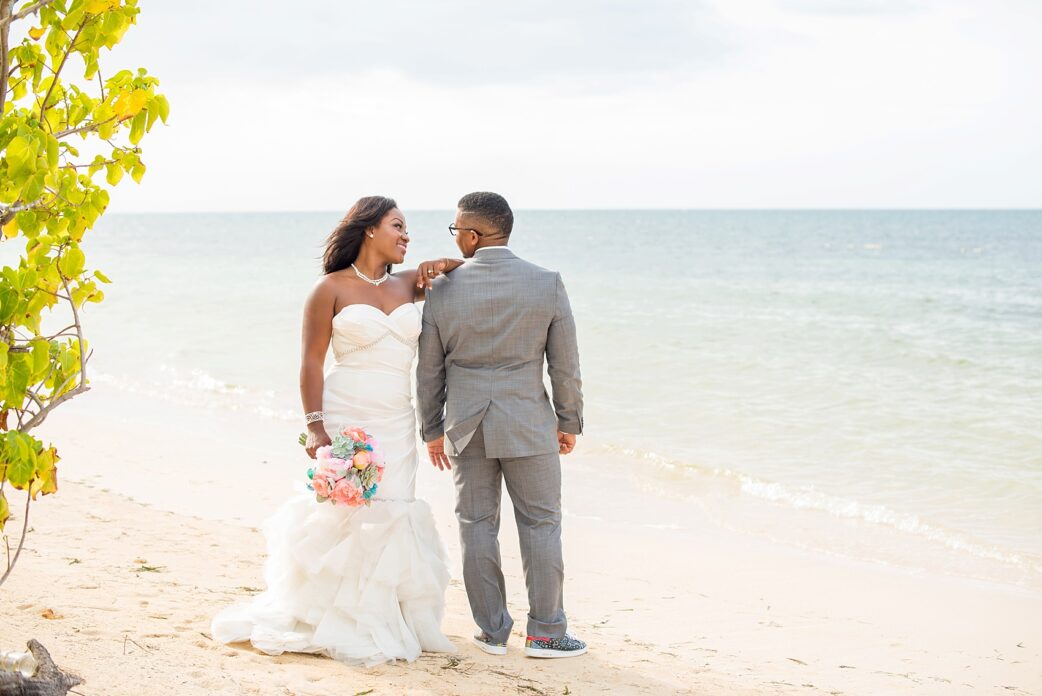 Iberostar Jamaica beach wedding photos, Montego Bay. Images by Mikkel Paige Photography.