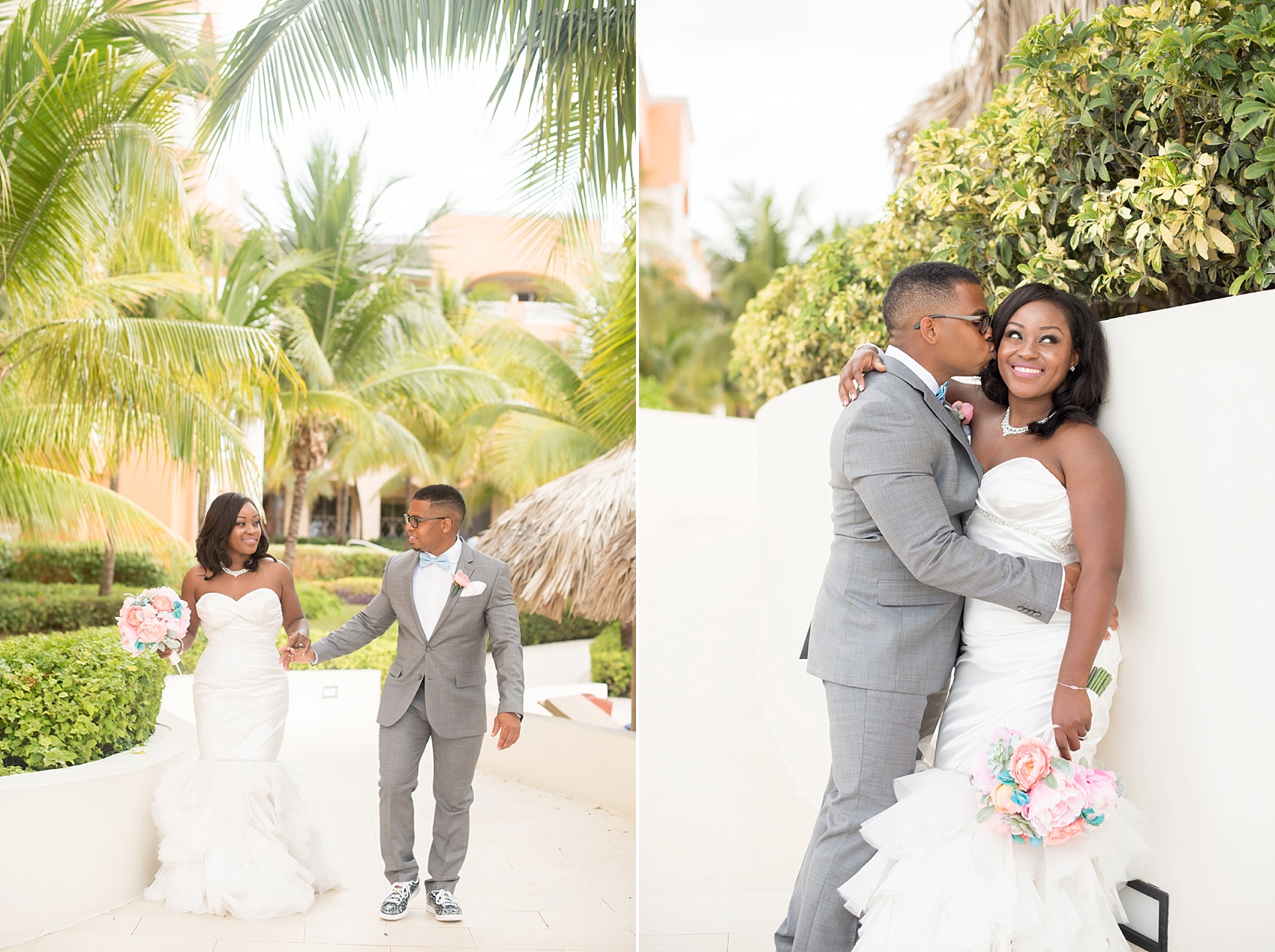 Iberostar Jamaica wedding photos, bride and groom. Images by Mikkel Paige Photography.