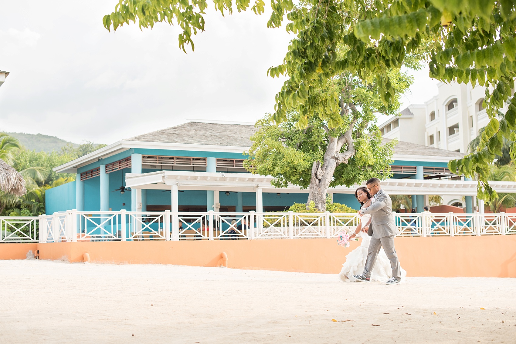 Iberostar Jamaica wedding photos, bride and groom. Images by Mikkel Paige Photography.