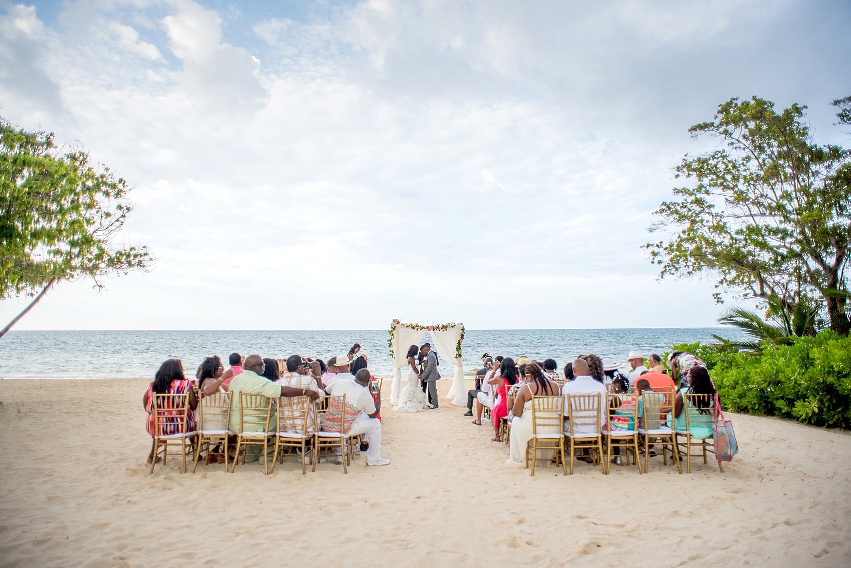 Iberostar Jamaica wedding ceremony photos. Images by Mikkel Paige Photography.