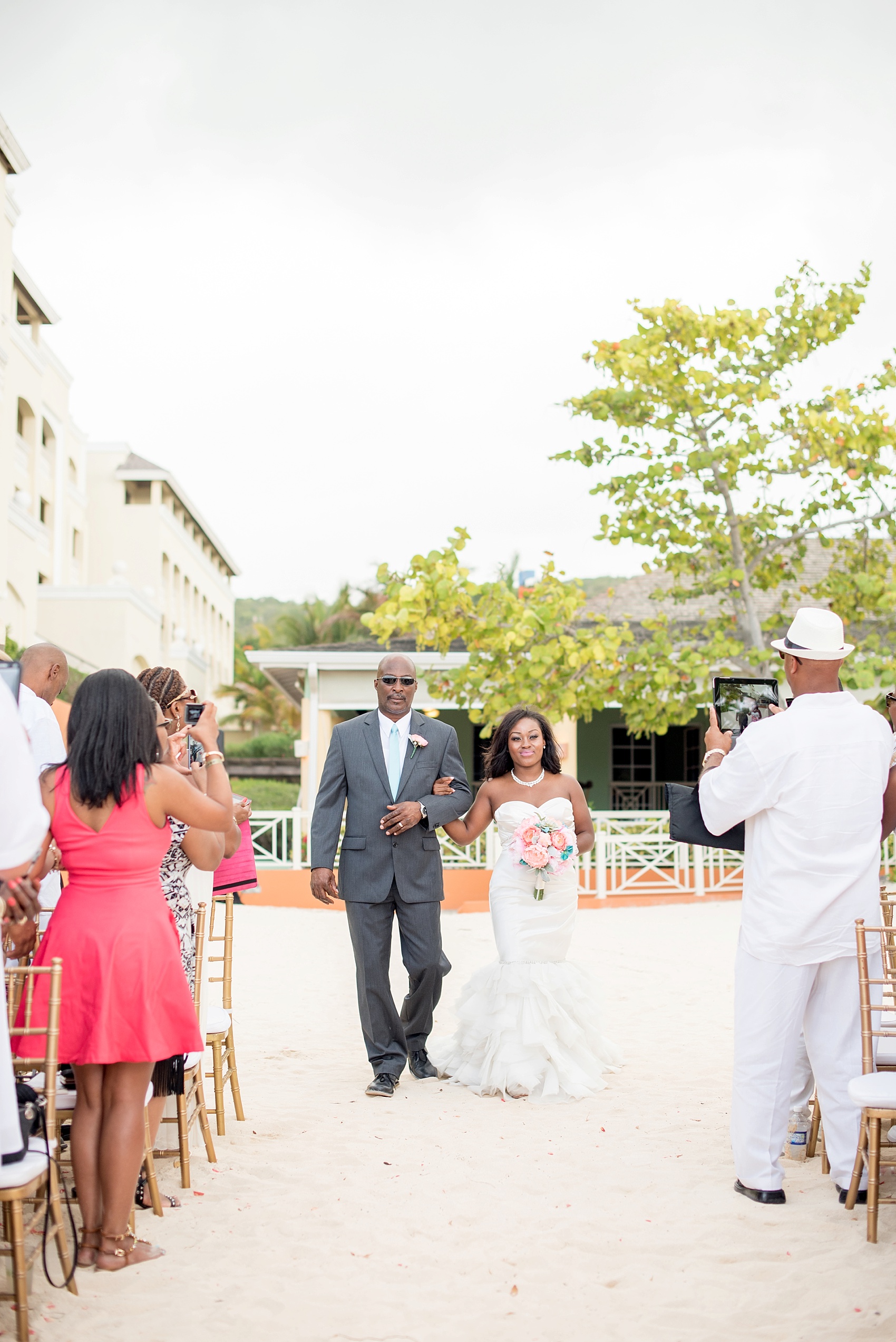 Iberostar Jamaica wedding ceremony photos. Images by Mikkel Paige Photography.