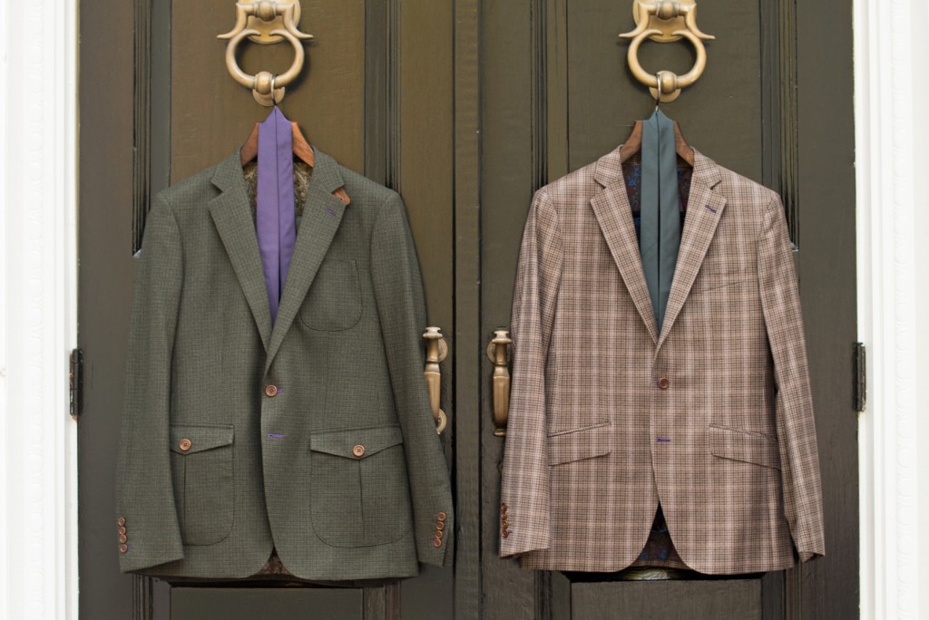 Crabtree Kittle's House wedding in NY. Images by Mikkel Paige Photography for a gay fall wedding. Custom suit by Sebastian Grey.