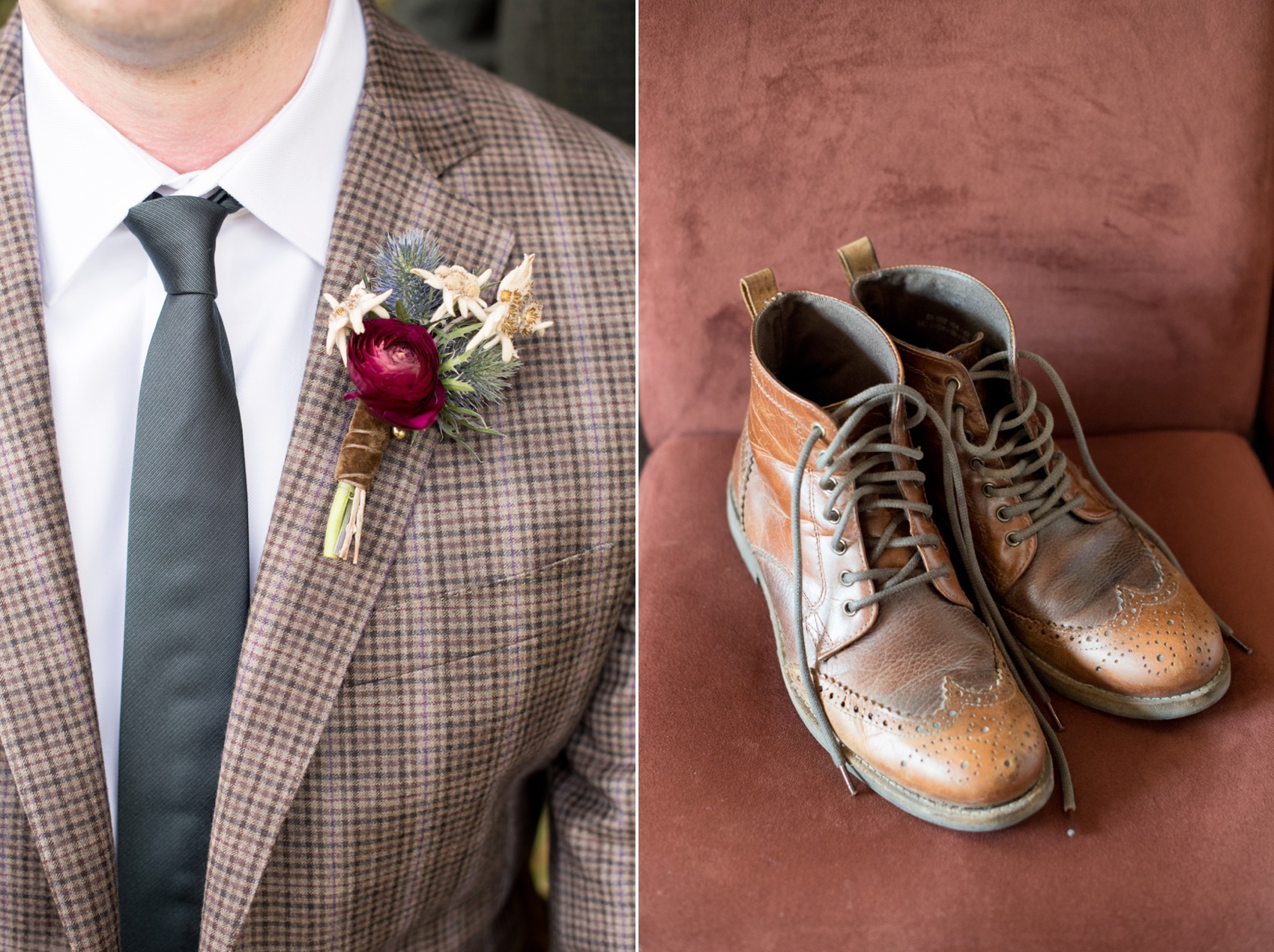 Crabtree Kittle's House wedding in NY. Images by Mikkel Paige Photography for a gay fall wedding.