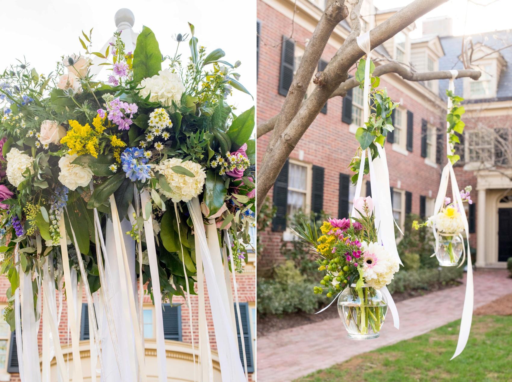 The Carolina Inn wedding photos - bridal showcase 2016. Mikkel Paige Photography captures the event. Ceremony maypole setup by The English Garden and A Southern Soiree.
