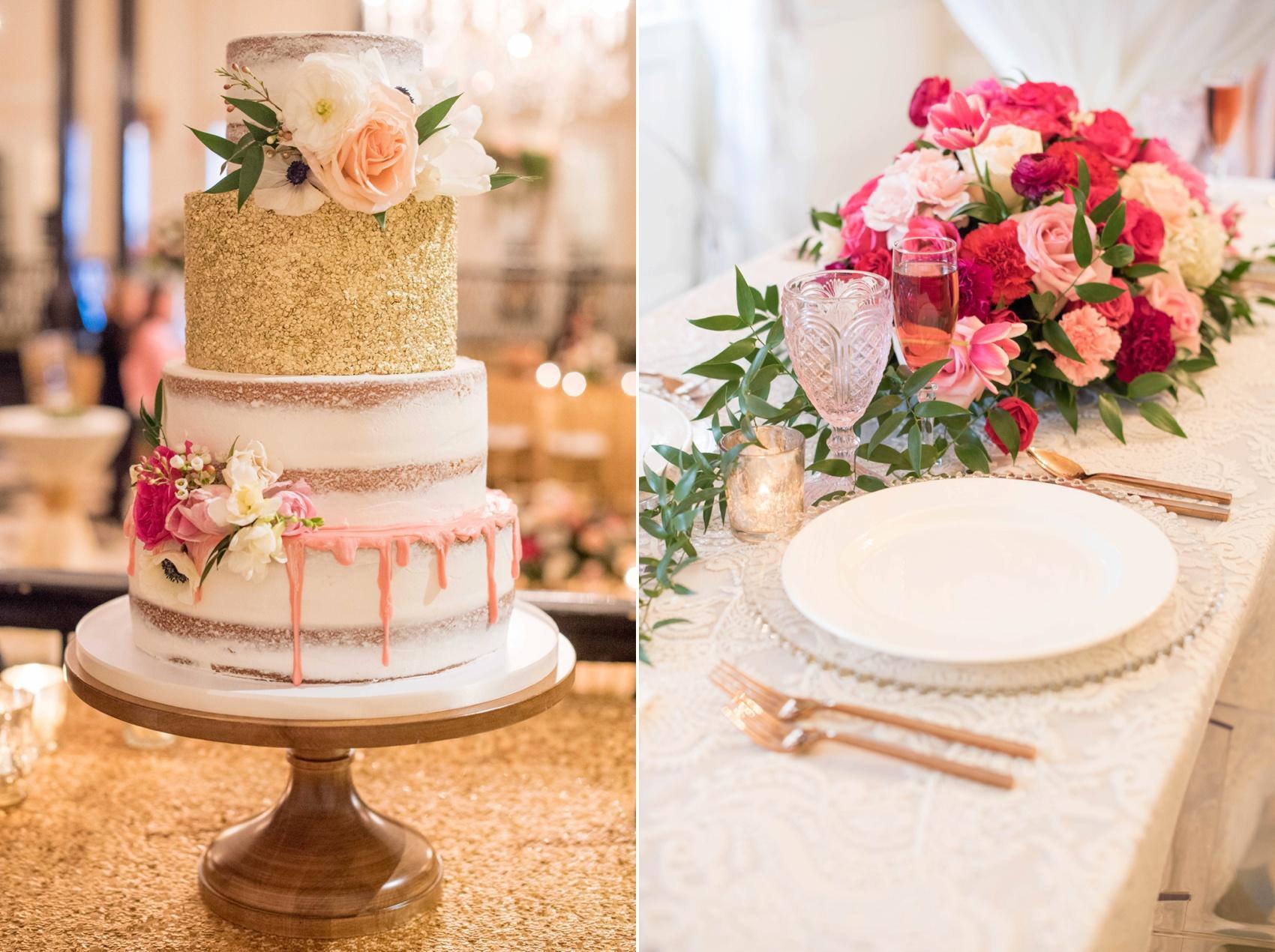 The Carolina Inn wedding photos - bridal showcase 2016. Mikkel Paige Photography captures the event with Erin McLean Events and Ashley Cakes NC. Flowers by Tre Bella.