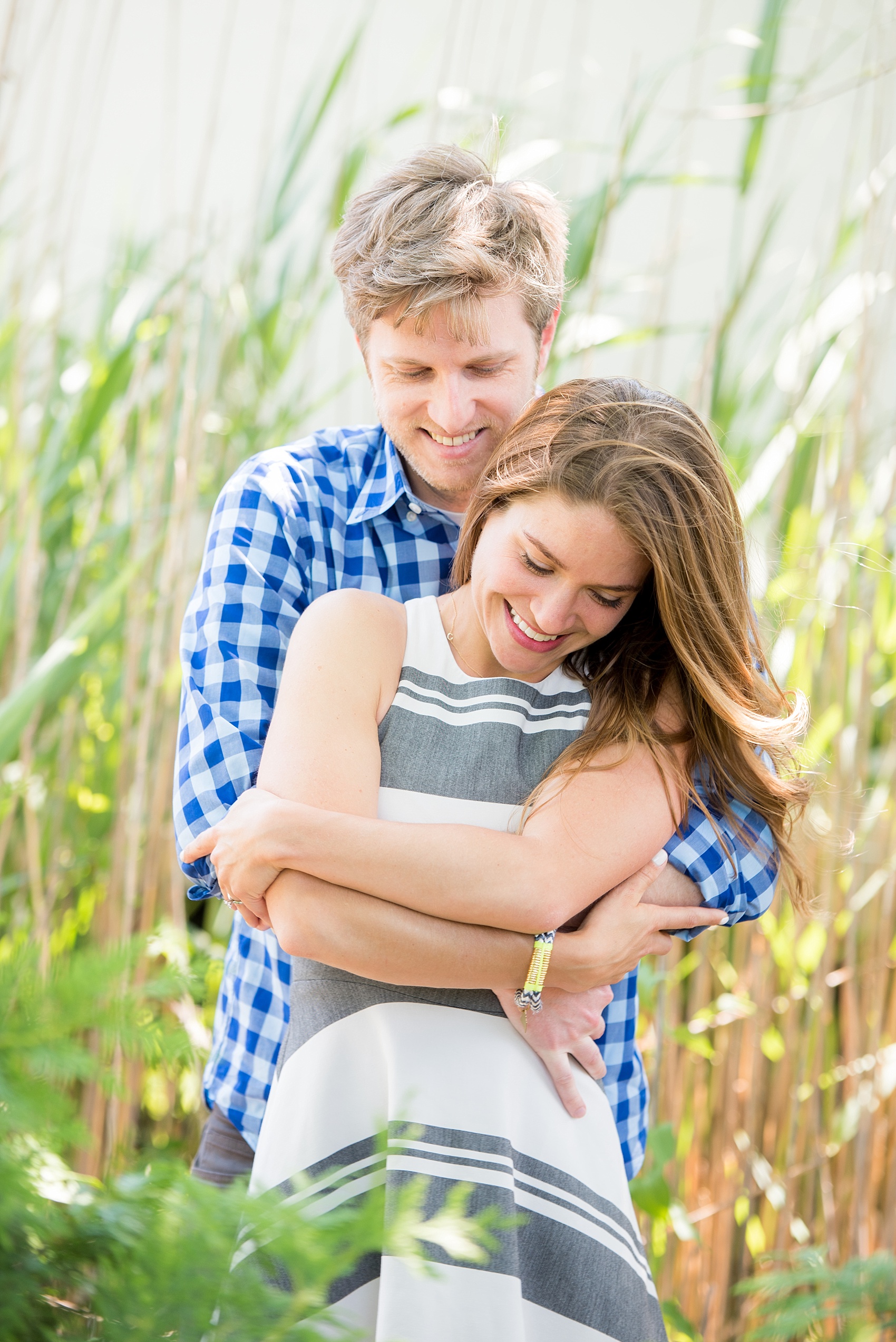 Mikkel Paige Photography captures a Bay Head, NJ engagement session in parks with waterfront views.
