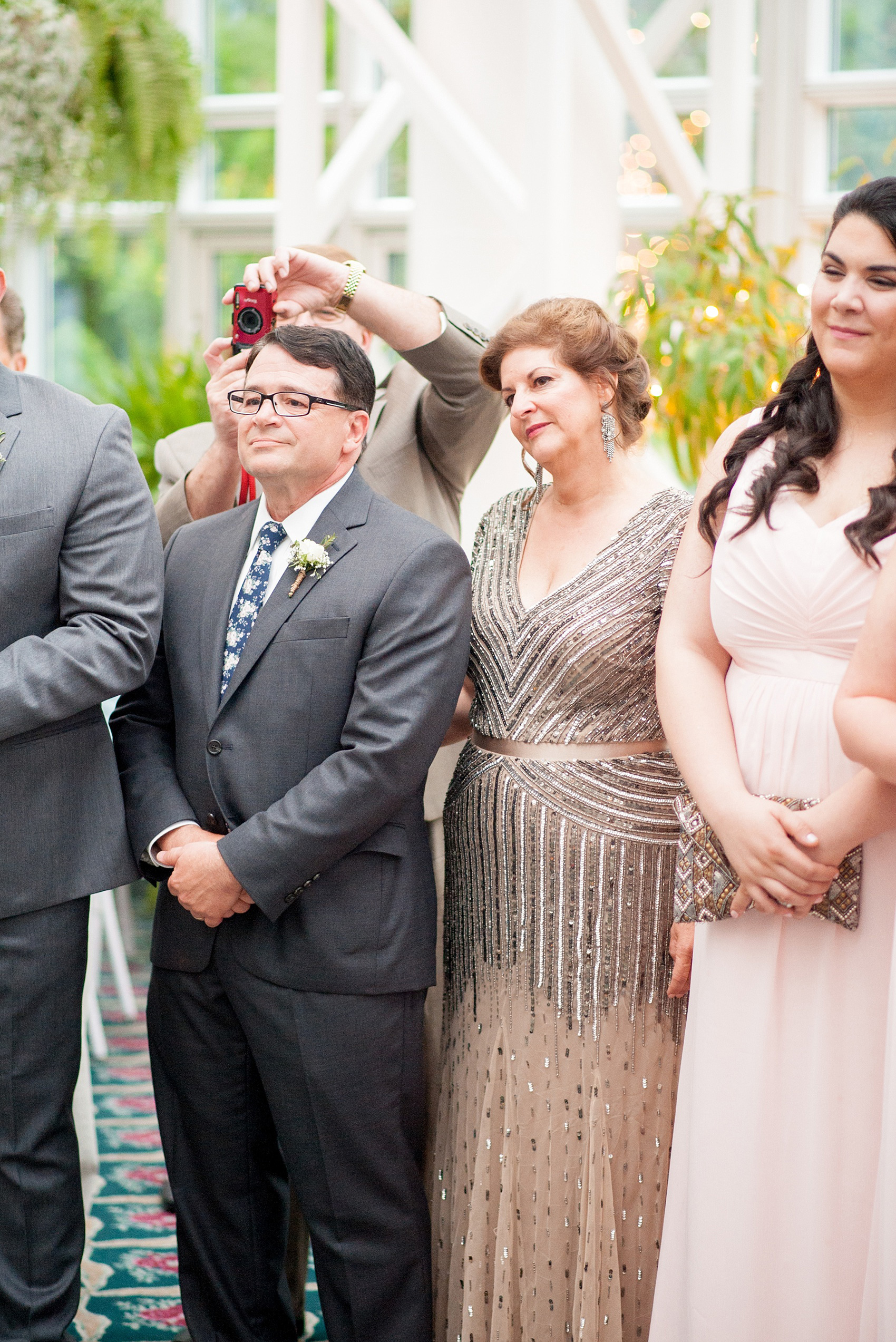 Mikkel Paige Photography photo of a wedding at Madison Hotel in NJ. Photo of the reception in The Conservatory.