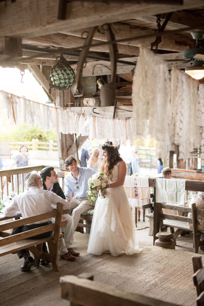 Mikkel Paige Photography photos of a wedding at Spring Hill Manor in Maryland. Image of rustic outdoor reception.