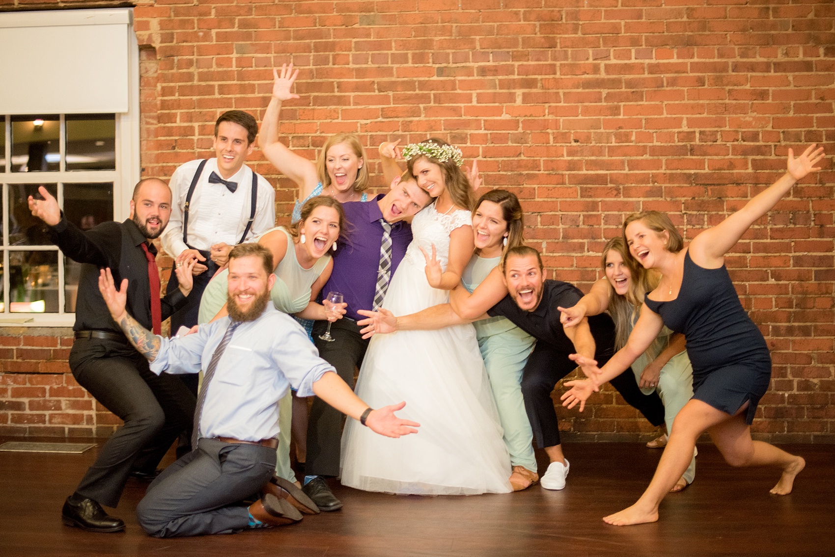 Mikkel Paige Photography photo of a Top of the Hill reception in Chapel Hill, NC.