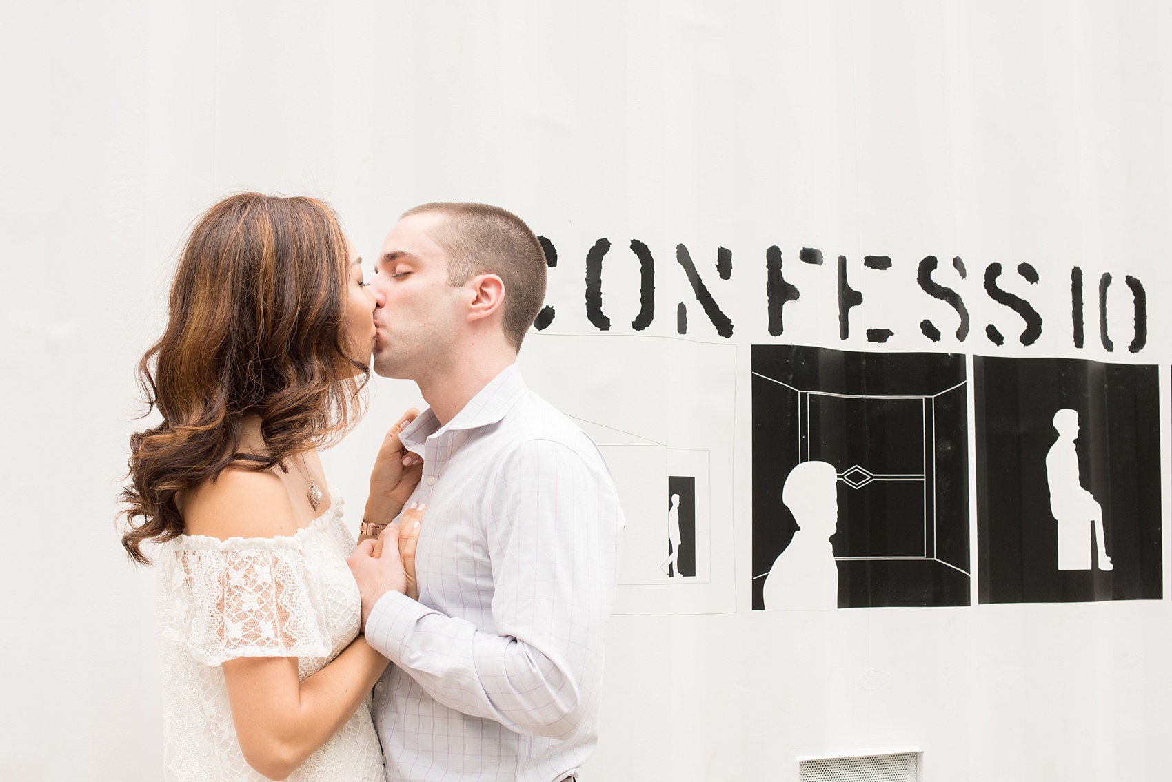 Mikkel Paige Photography photos of a Madison Square Park engagement session in NYC.