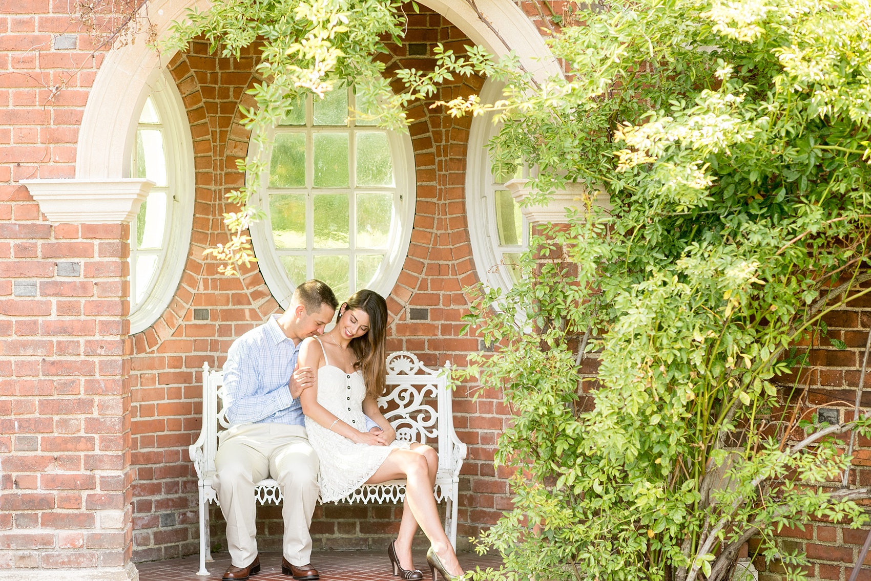 Mikkel Paige Photography photo of an Old Westbury Gardens engagement session on Long Island.