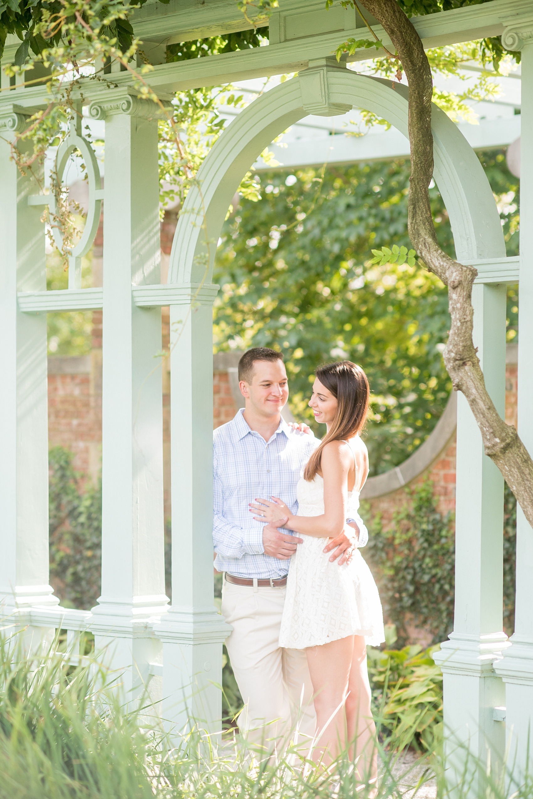 Mikkel Paige Photography photo of an Old Westbury Gardens engagement session on Long Island.