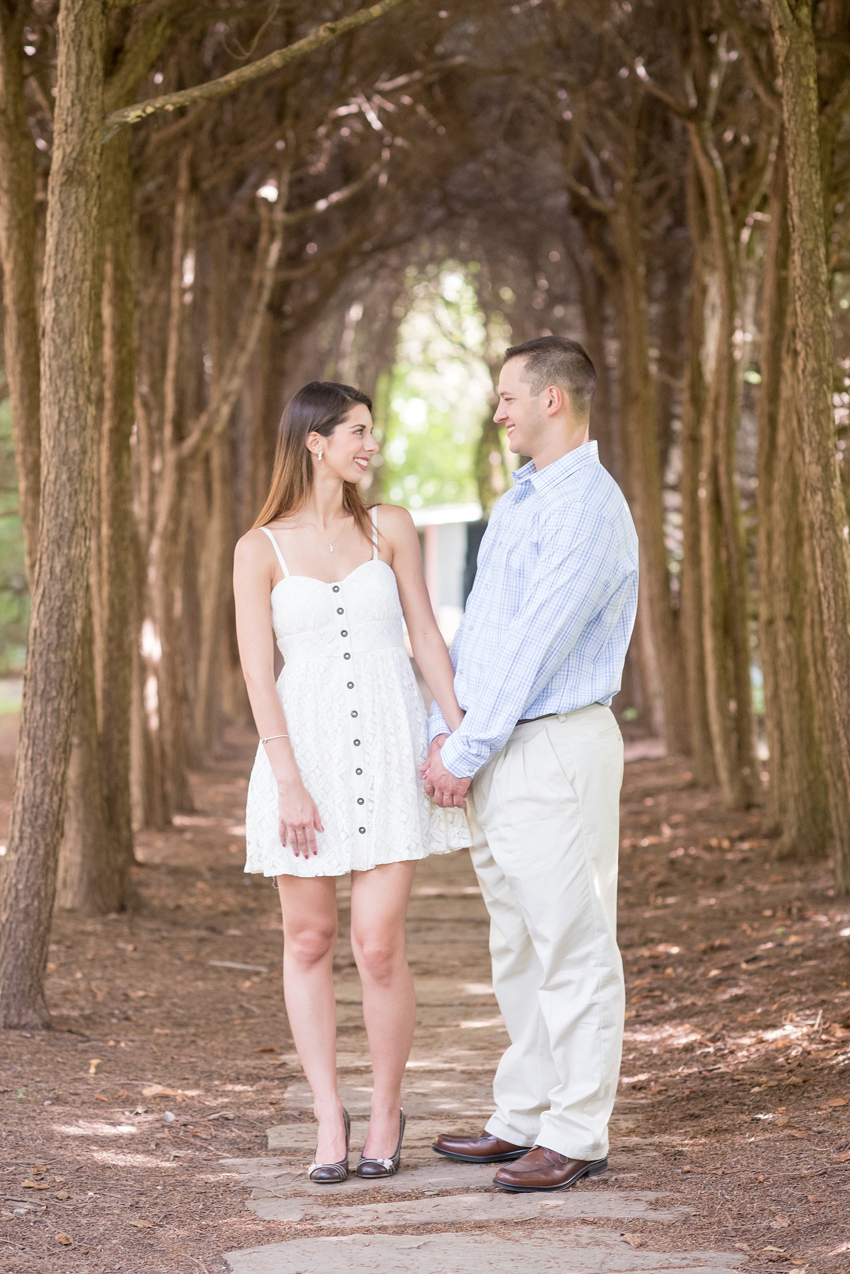 Mikkel Paige Photography photo of an Old Westbury Gardens engagement session on Long Island.