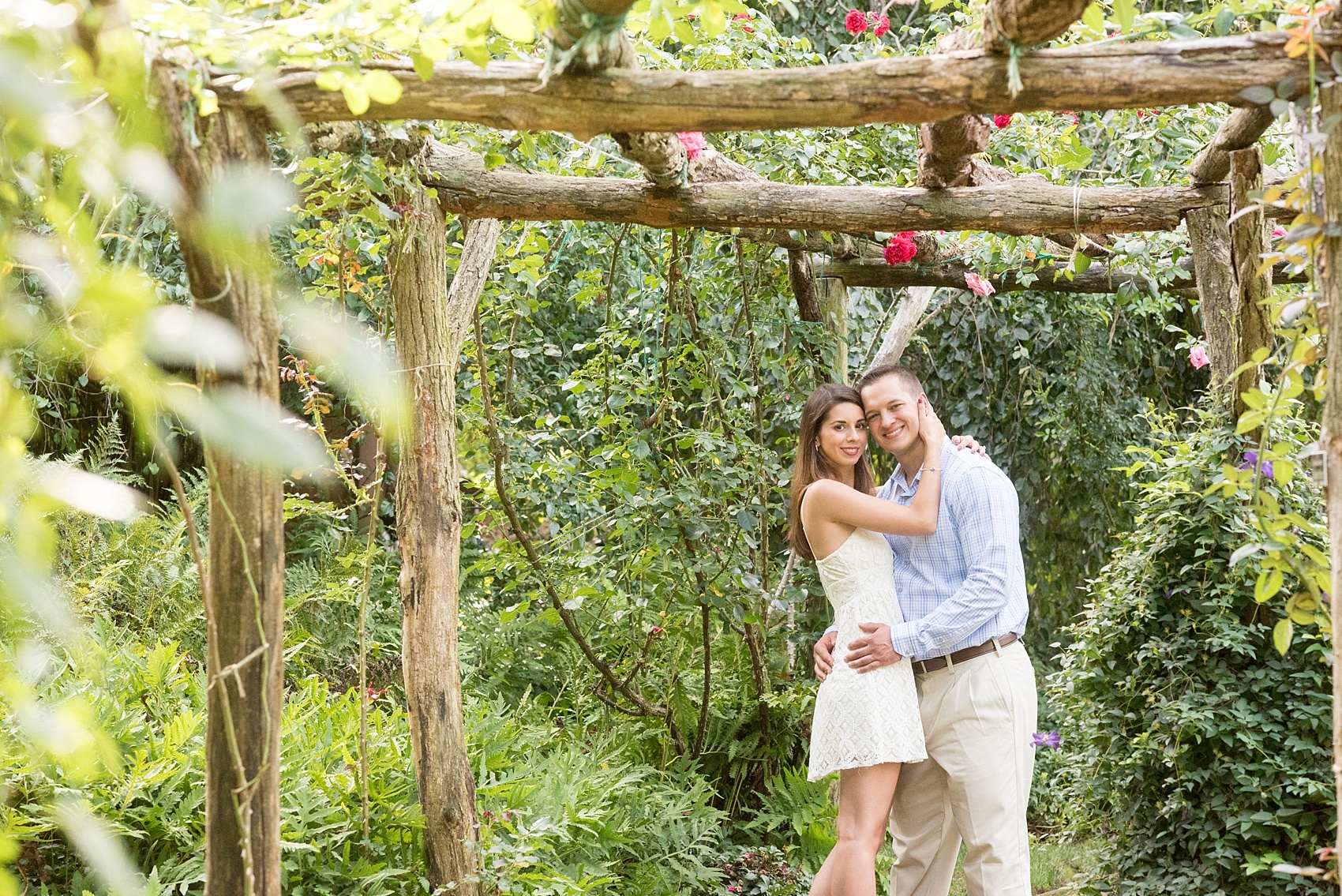 Mikkel Paige Photography photo of an Old Westbury Gardens engagement session on Long Island.