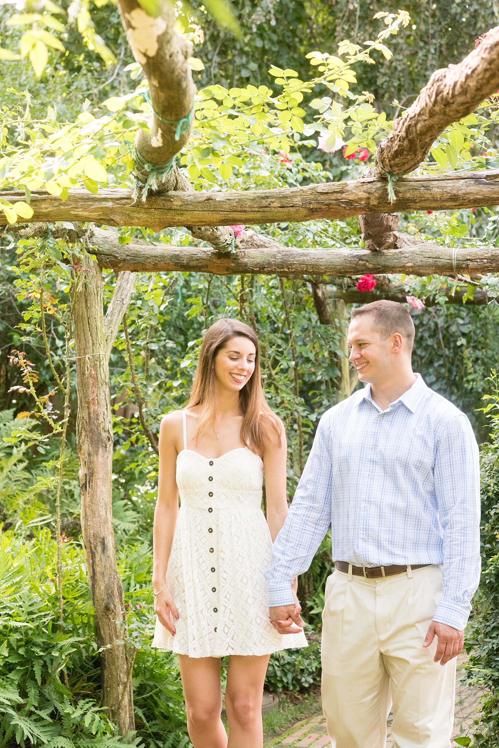 Mikkel Paige Photography photo of an Old Westbury Gardens engagement session on Long Island.