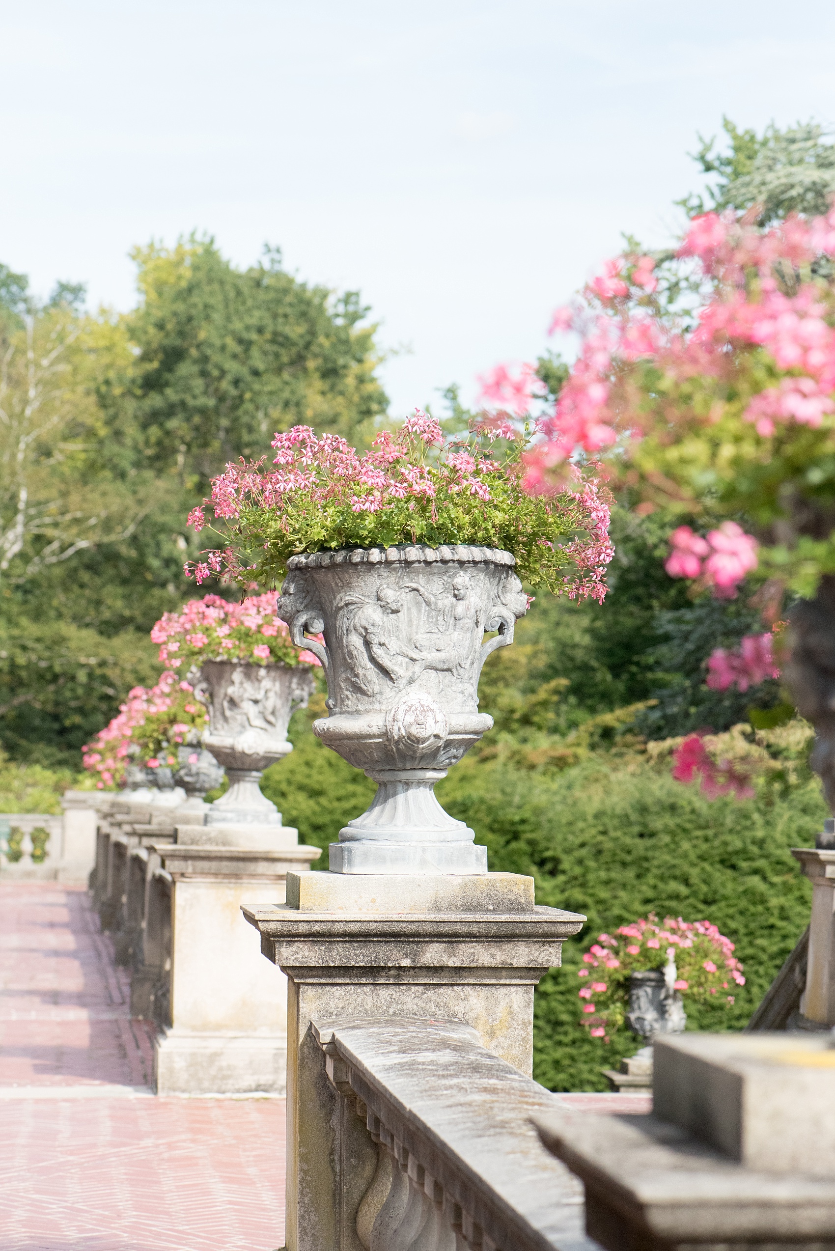 Mikkel Paige Photography photo of an Old Westbury Gardens engagement session on Long Island.