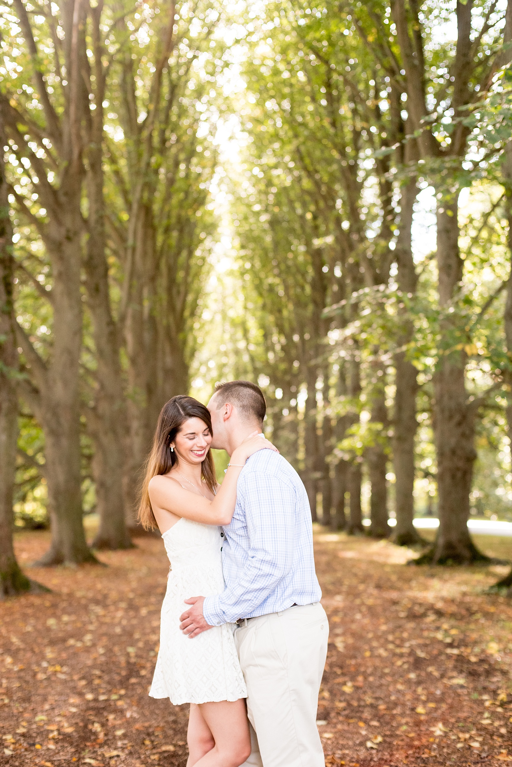 Mikkel Paige Photography photo of an Old Westbury Gardens engagement session on Long Island.