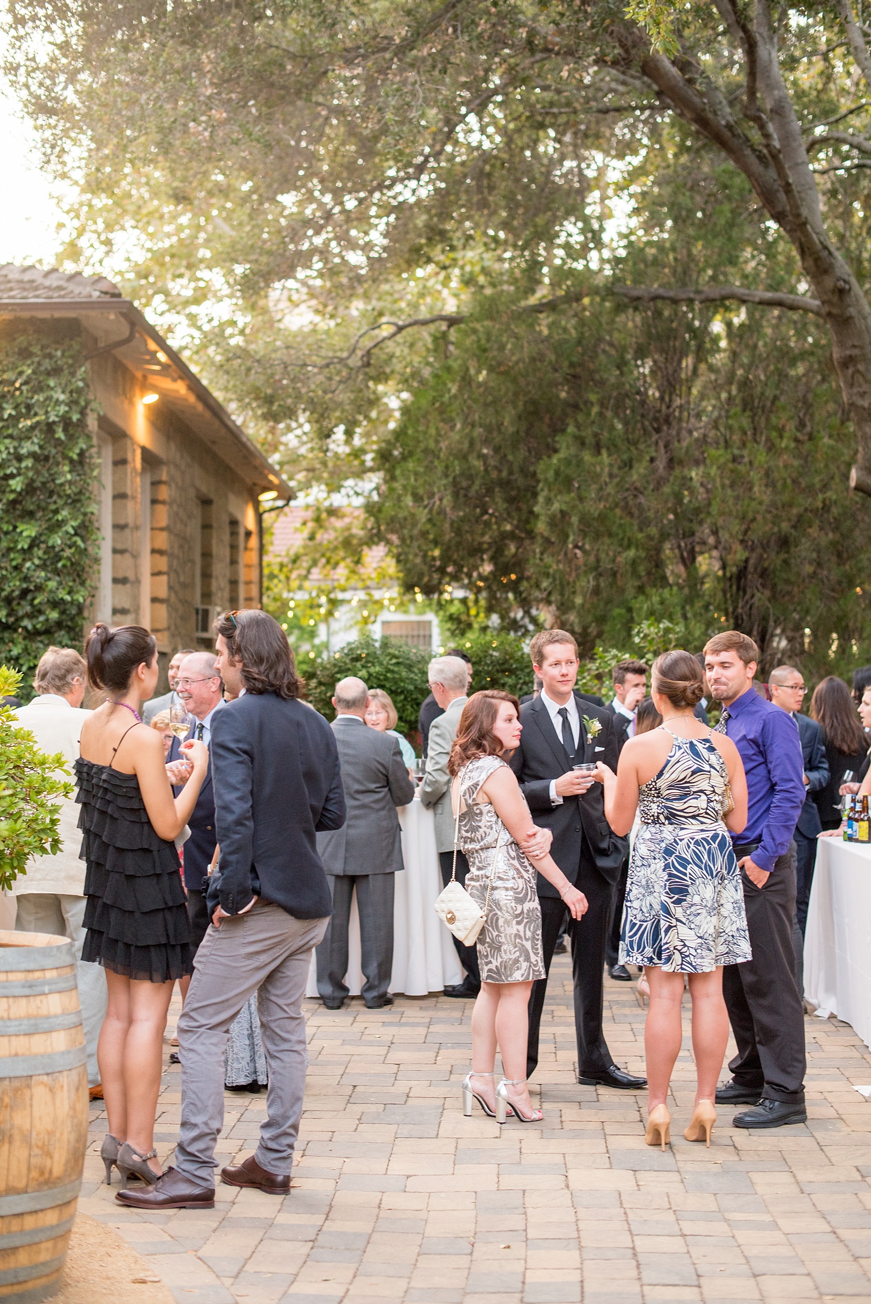 Mikkel Paige Photography photos of a wedding at Testarossa Winery in Los Gatos, California.