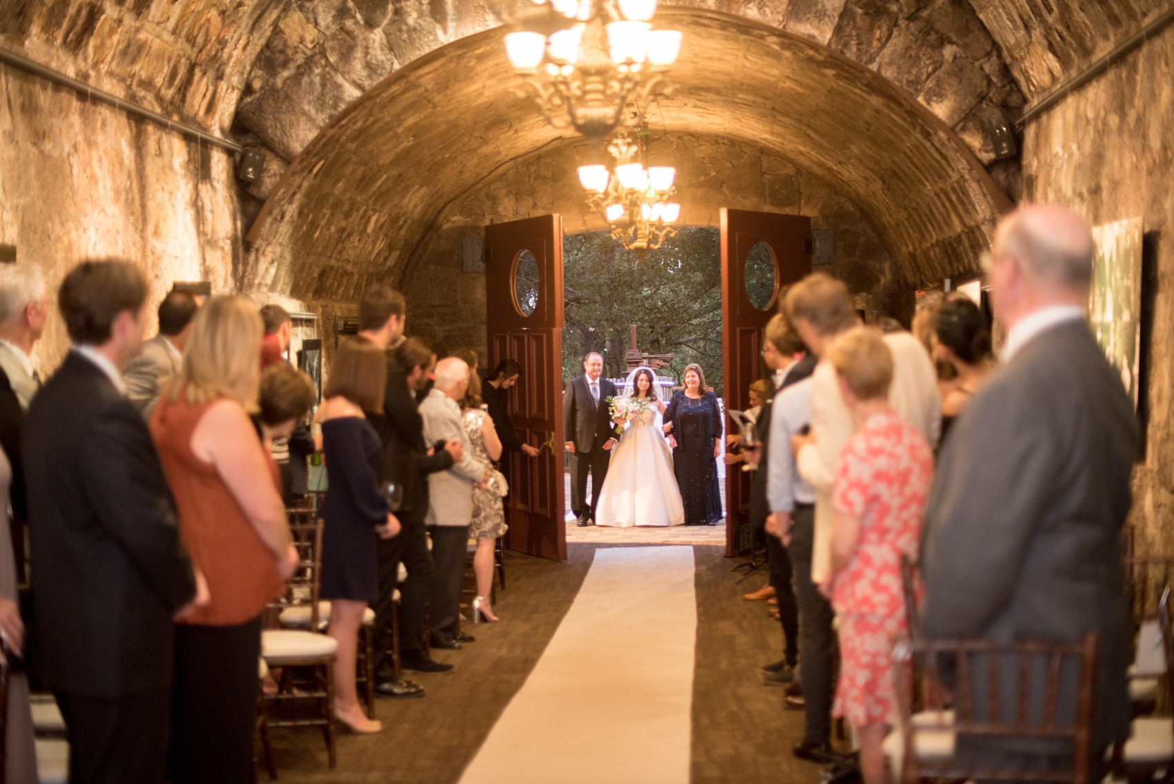 Mikkel Paige Photography ceremony photo at a Testarossa Winery wedding in Los Gatos, California.