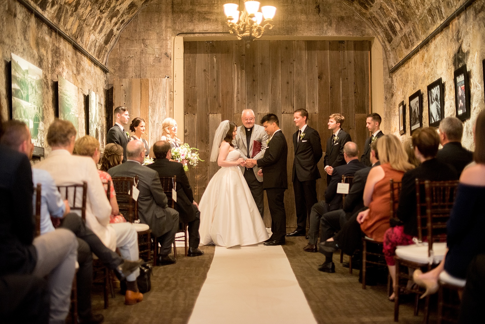 Mikkel Paige Photography ceremony photo at a Testarossa Winery wedding in Los Gatos, California.