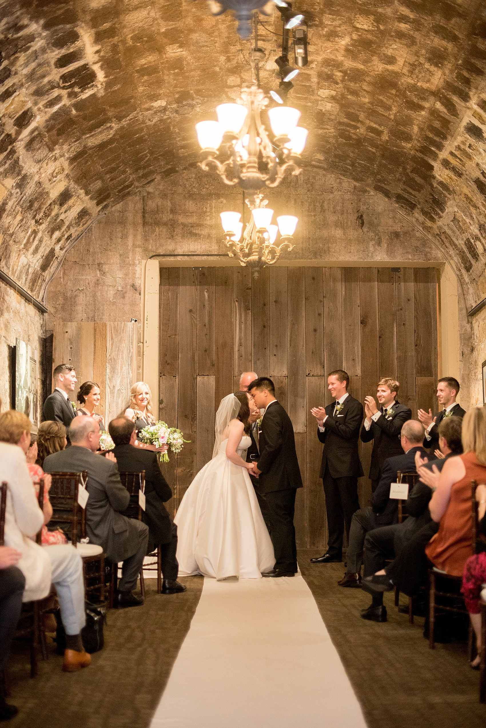 Mikkel Paige Photography ceremony photo at a Testarossa Winery wedding in Los Gatos, California.