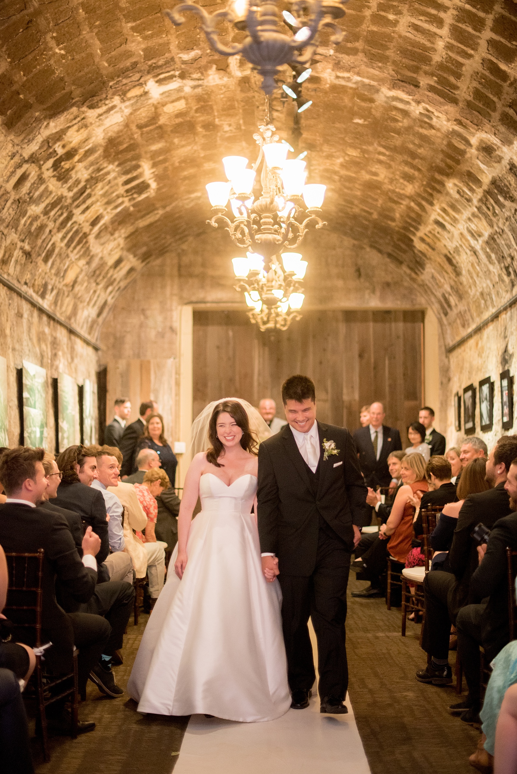 Mikkel Paige Photography ceremony photo at a Testarossa Winery wedding in Los Gatos, California.